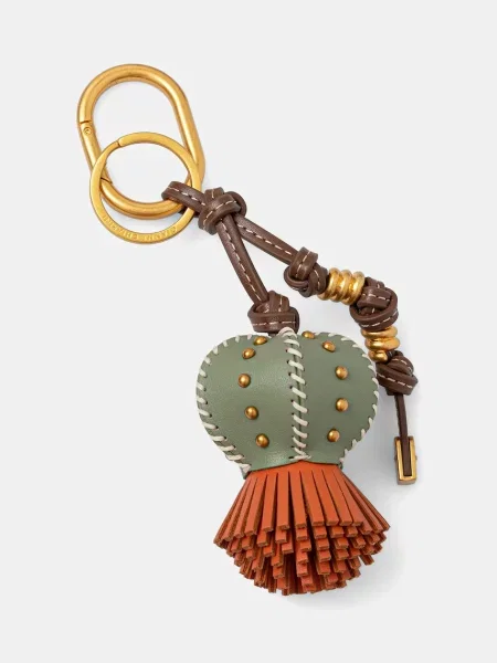 Usnjen obesek za ključe Gianni Chiarini zelena
