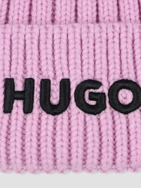 Детская шапка Hugo розовая