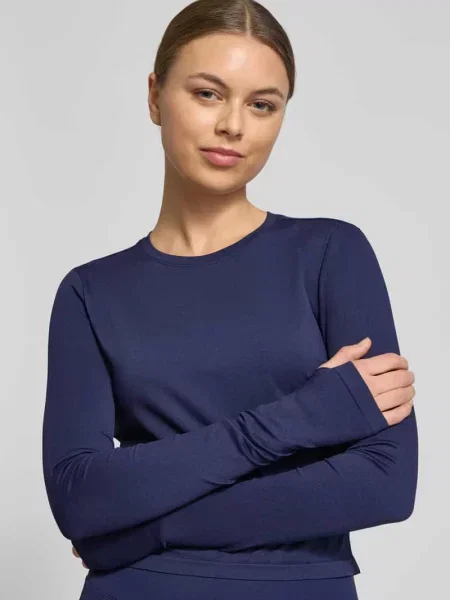Cropped longsleeve z okrągłym dekoltem model Feather' Fabletics