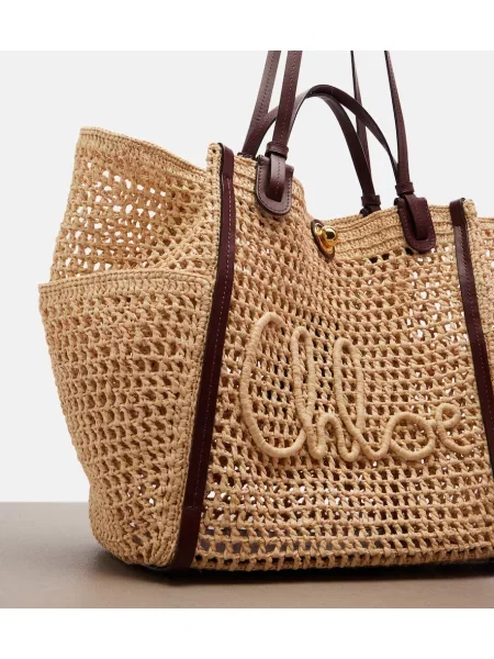 Shopper táska Chloe bézs