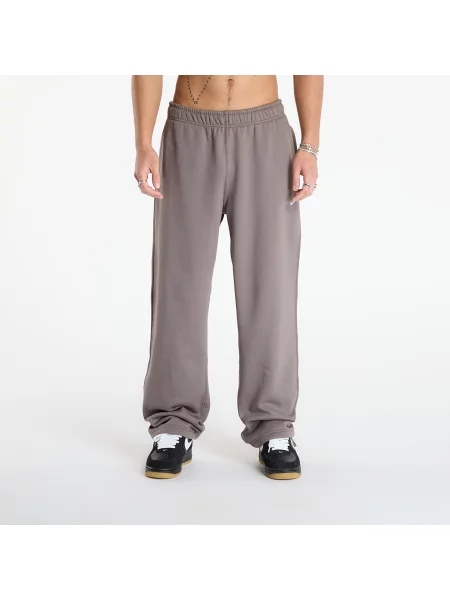 Pantaloni Nike Solo Swoosh Fleece Open-Hem Pants Cave Stone/ Cave Stone/ White L alb