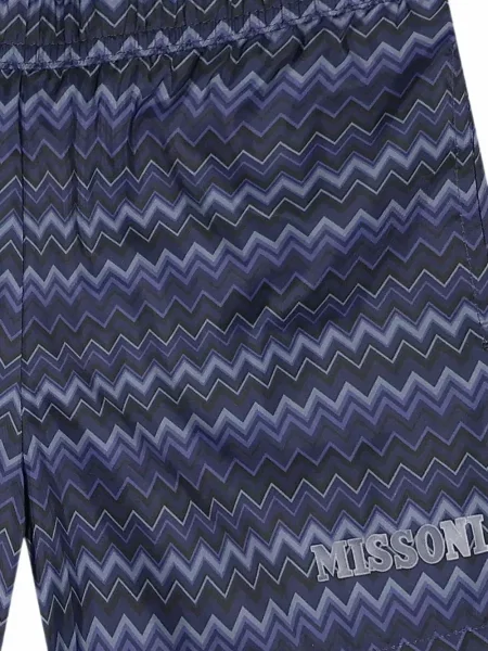 Kąpielówki dziecięce Missoni niebieskie