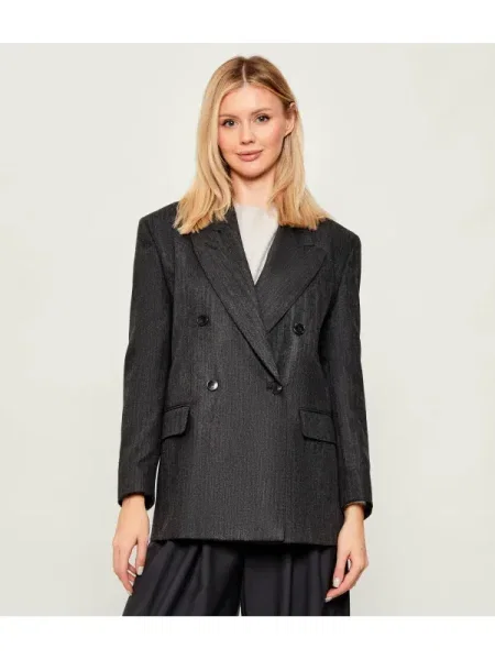 Marella De lână sacou CRASSO | regular fit gri