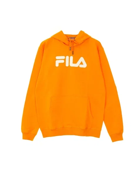 Długa bluza z kapturem Fila pomarańczowa