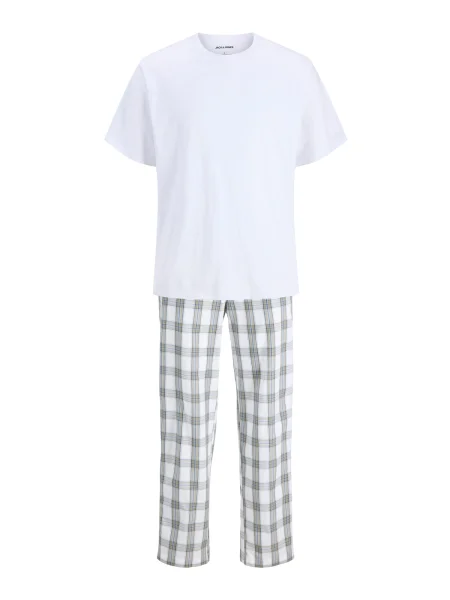 JACK & JONES Haine de casă JACLUCA gri / negru alb