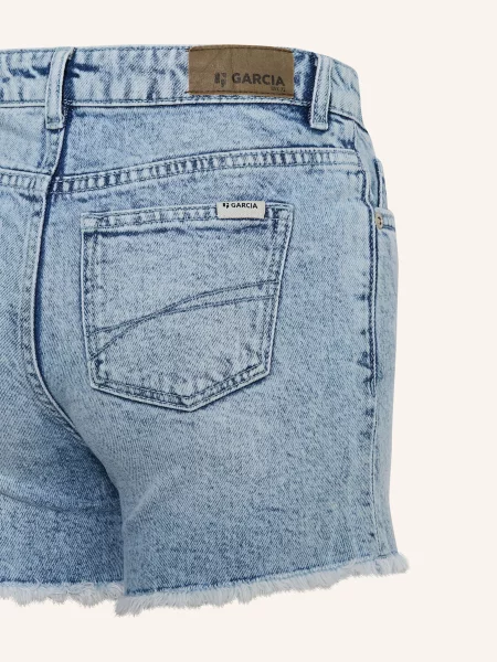 Garcia Szorty Jeansowe blau