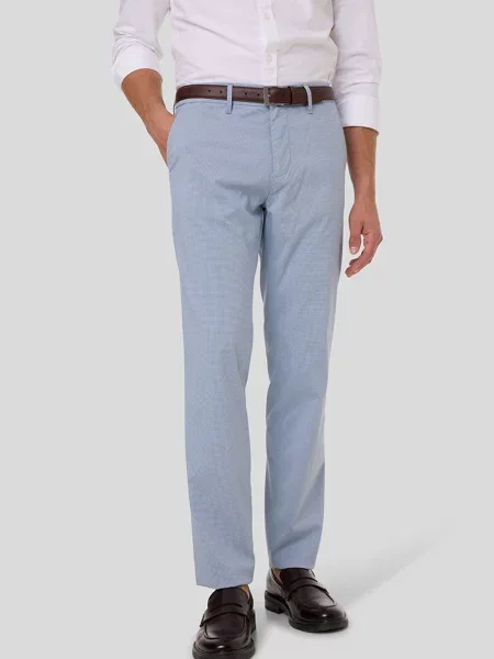 Картаті чіноси Pierre Cardin блакитні