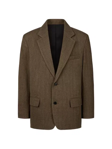 Geacă Tomboy cu model herringbone maro