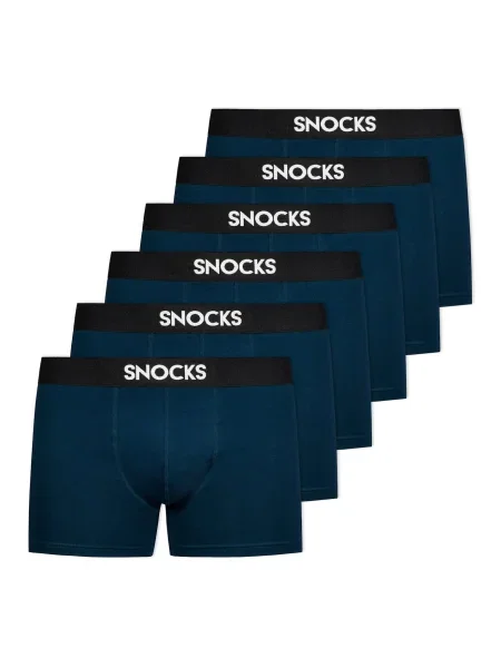 SNOCKS Boxeri închis albastru