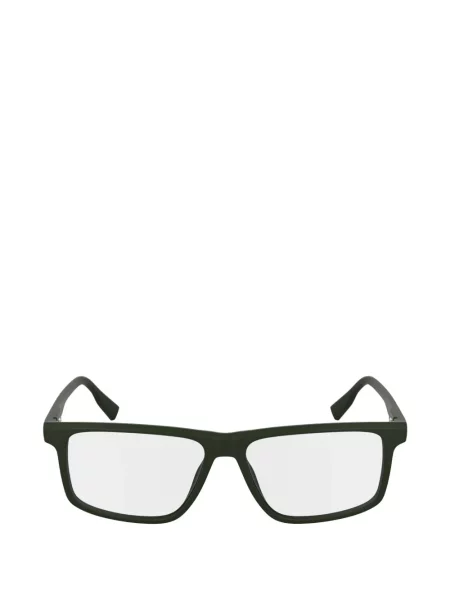 Правоъгълни слънчеви очила Lacoste зелено