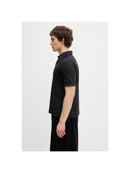 Koszulka polo Mm6 Maison Margiela czarna