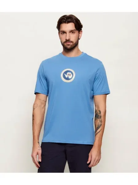 Napapijri Tricou S-PHOS SS | Relaxed fit albastru
