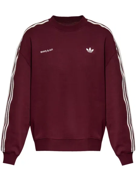 Sneakerși Adidas cu dungi roșu