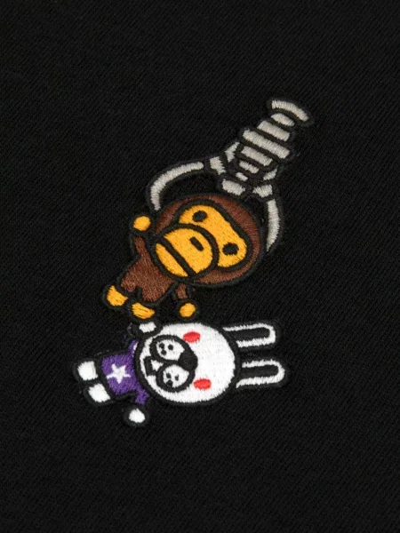 Grafic tricou A Bathing Ape® cu imagine negru