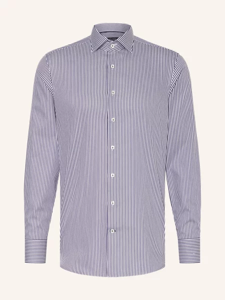 Olymp Signature Košile Tailored Fit tmavě modrá bílá