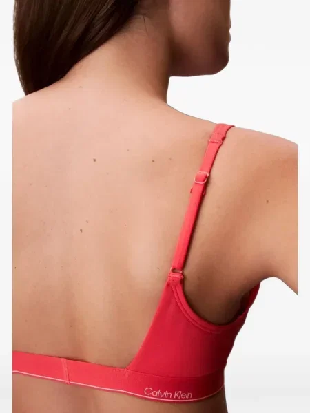 Bikini Calvin Klein Jeans cu autograf roz