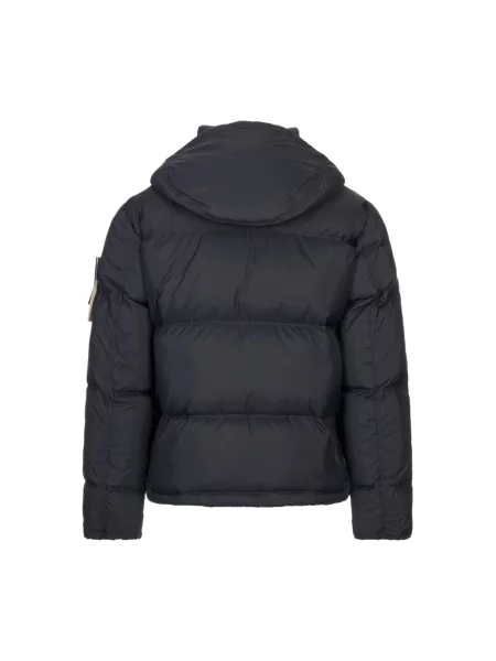 Kurtka puchowa Stone Island z kamieniami niebieska