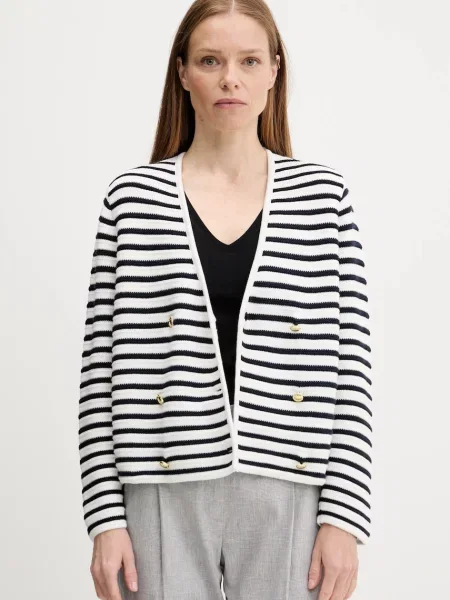 Barbour cardigan din ABBY bleumarin