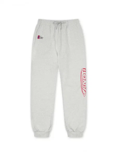 Pantaloni deschis / sângeriu gri