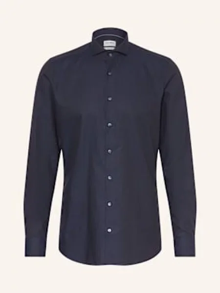 Olymp Koszula Level Five Body Fit blau granatowa