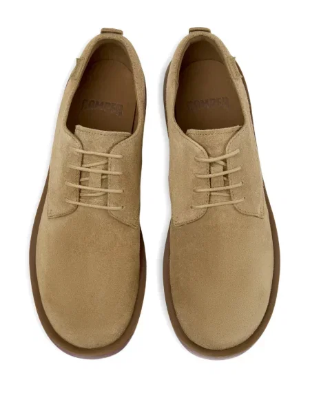 Pantofi derby Camper din piele de căprioară