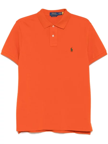 Fleecové zúžené polotričko Polo Ralph Lauren s výšivkou černé