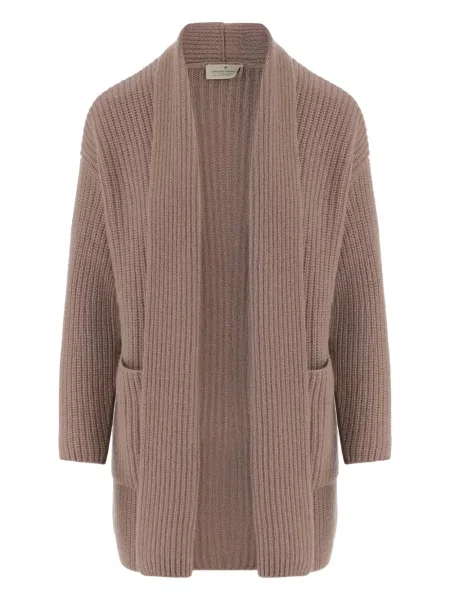Cardigan Bruno Manetti tricotate maro