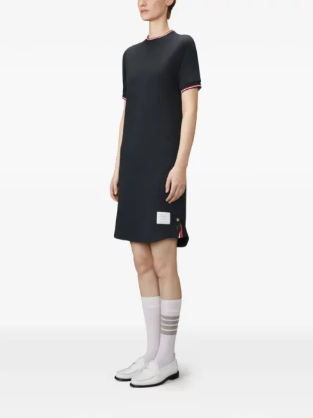 Rochie tip cămașă Thom Browne albastru