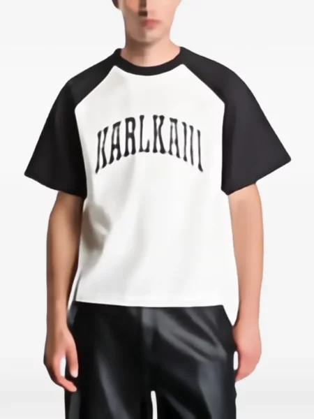 Tricou sport Karl Kani alb
