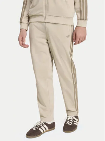 Teplákové kalhoty adidas béžové