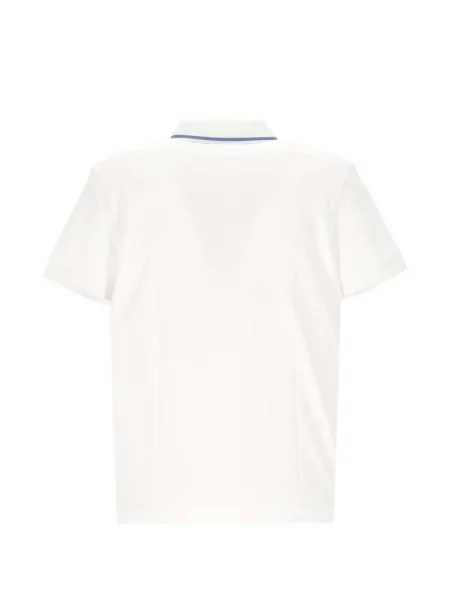 Tricou polo Boss cu broderie alb