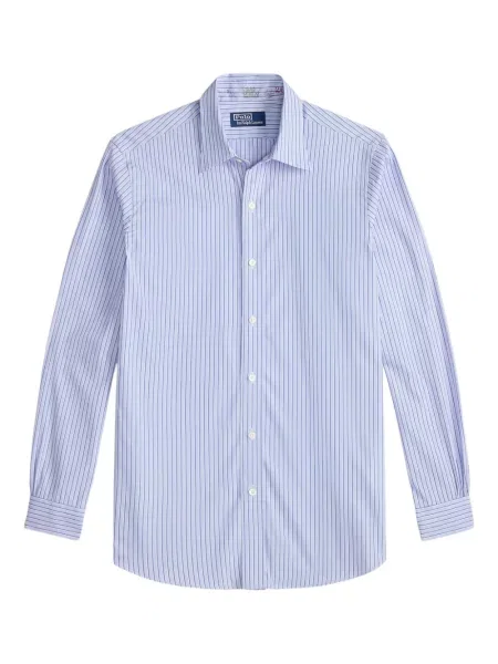 Ριγέ polo Polo Ralph Lauren με κουκούλα με αυτόγραφο λευκό