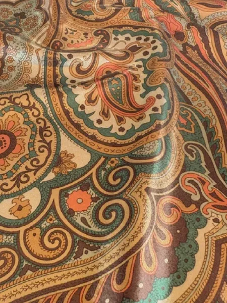 Τοπ Del Maar με σχέδιο paisley καφέ
