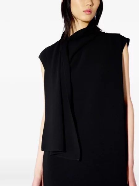 Rochie midi Liviana Conti fără mâneci negru