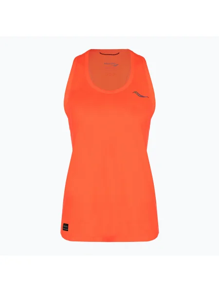 Olcsóbban. Női futó felső Saucony Stopwatch Singlet vizi piros. Méret: M piros