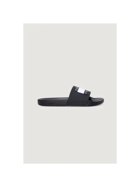 Tommy Jeans papucs POOL SLIDE ESS férfi fekete