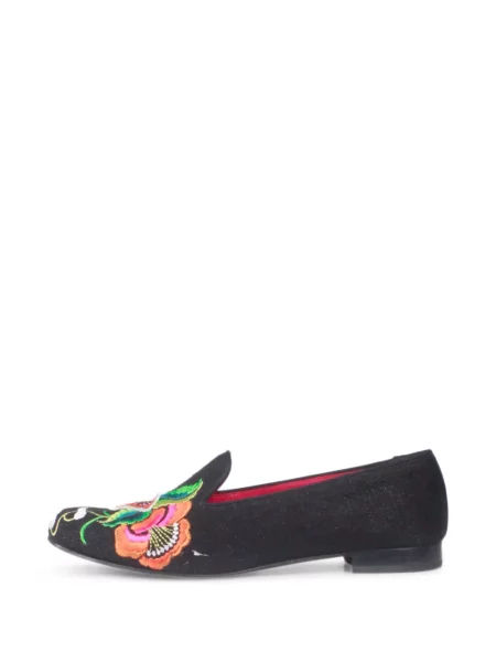 Virágos loafer Penelope Chilvers fekete
