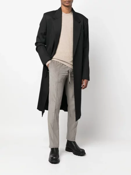 Pantaloni Brioni cu cordon gri