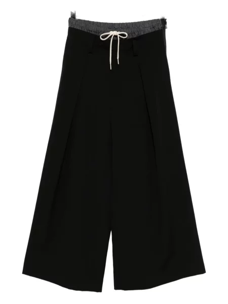 Spodnie Yohji Yamamoto wełniane czarne