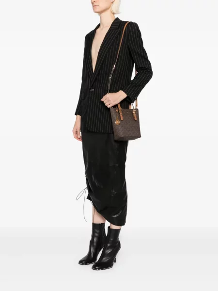 Geantă shopper Michael Kors maro