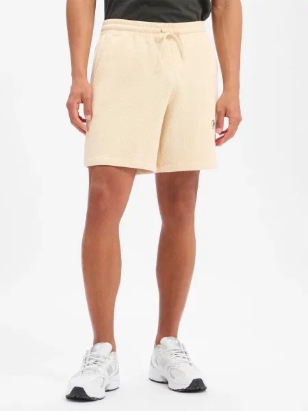True Religion Szorty Blooms Knit Mężczyźni biały|beżowy S białe