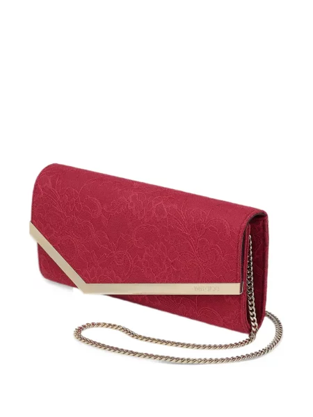 Listová kabelka Jimmy Choo červená
