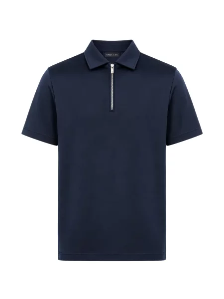 Scurt tricou polo Tombolini albastru