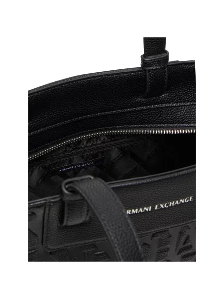 ARMANI EXCHANGE Shopper torba Liz Pebble' crna