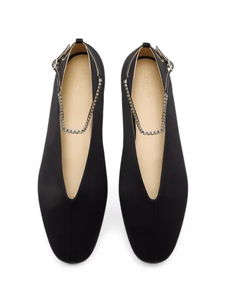 Balerini Le Monde Beryl din satin negru