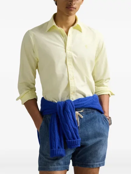 Риза Polo Ralph Lauren бродирана зелено