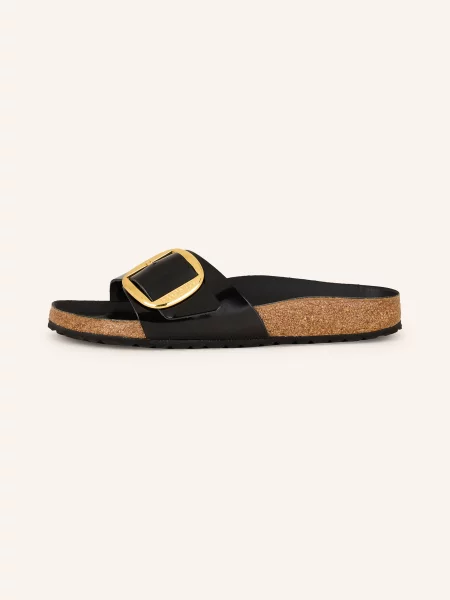 Pantofle Birkenstock s přezkou černé