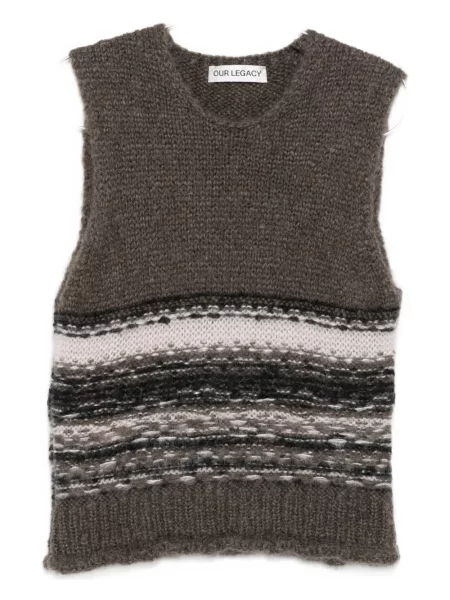 Kamizelka Our Legacy bez rękawów brązowa