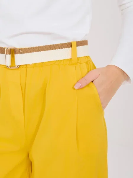 Pantaloni Italy Moda alb