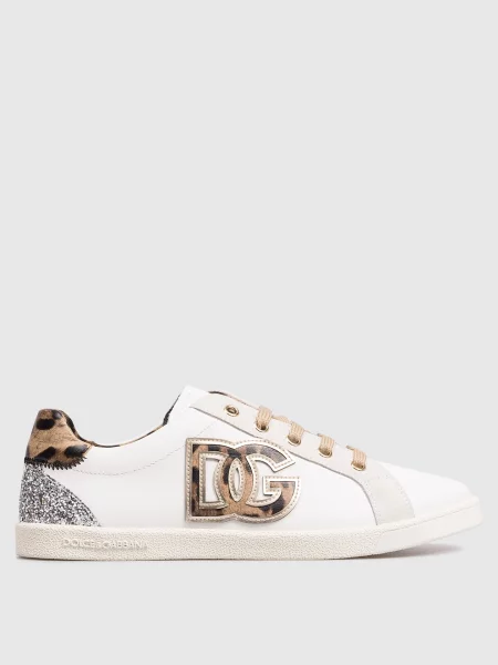 Детские кроссовки Dolce&gabbana белые